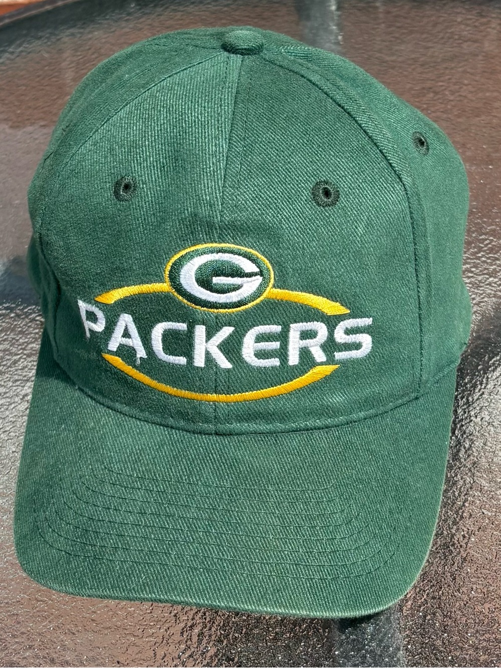 Vintage 90’s LOGO 7 Green Packers Strapback Hat OSFA